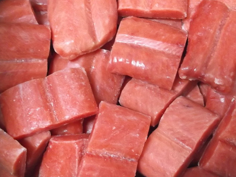 SOCKEYE SALMON FILLET PORTION ,SKINLESS